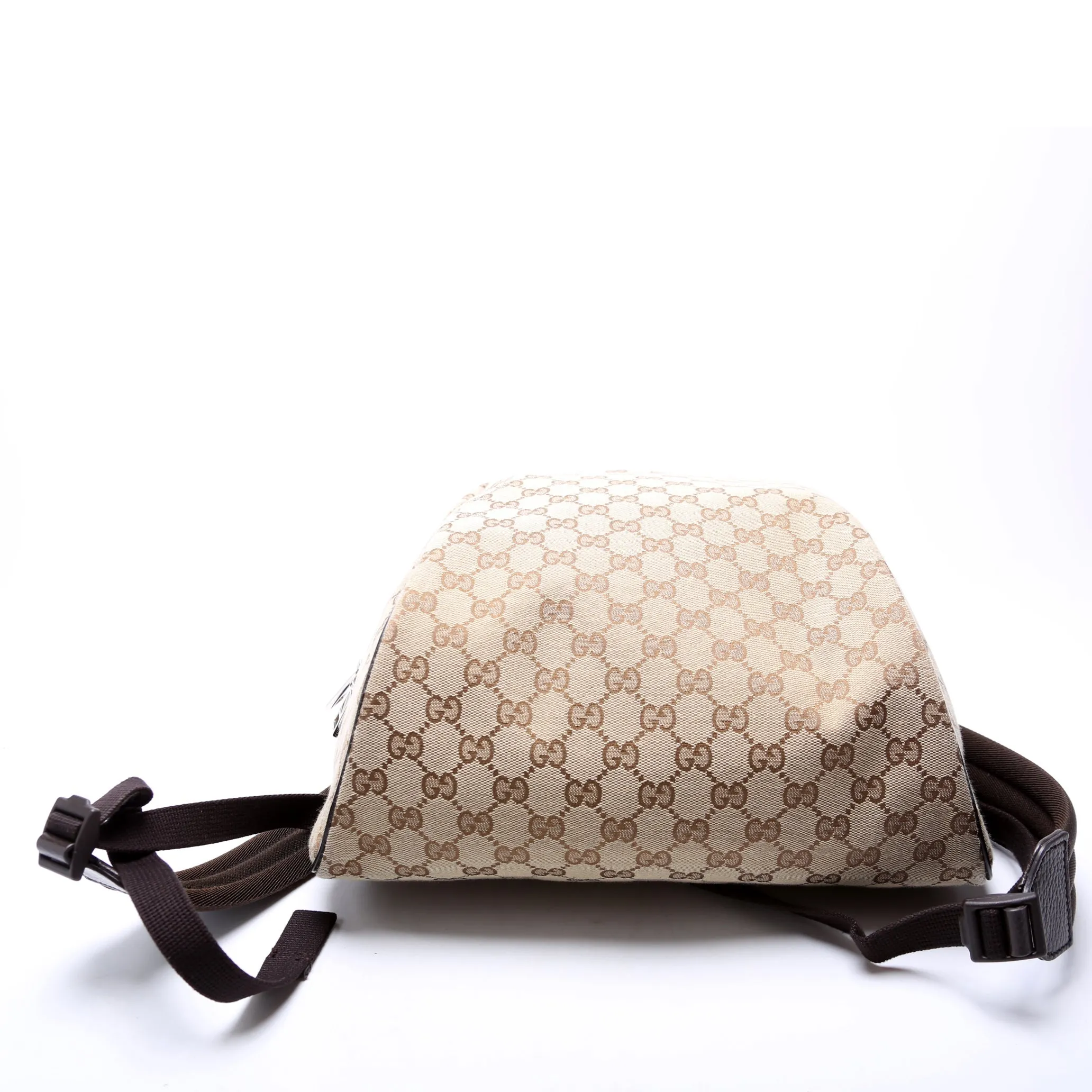 449906 GG Canvas Travel Backpack Brown
