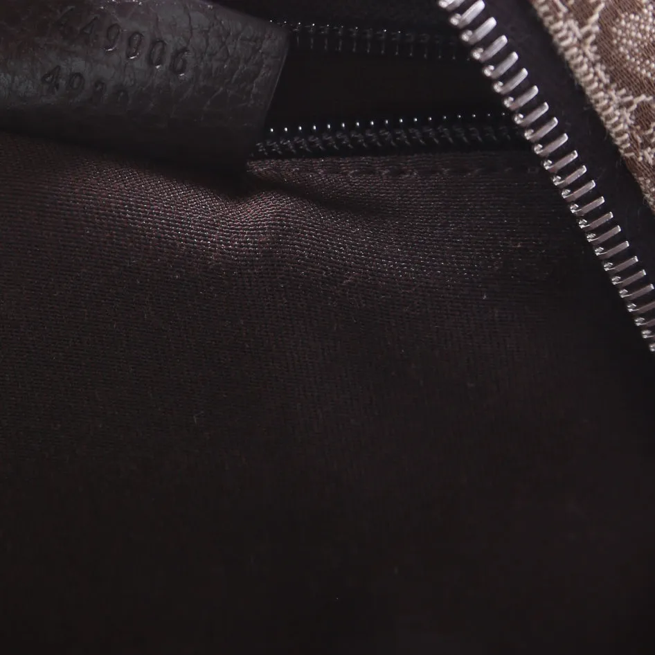 449906 GG Canvas Travel Backpack Brown