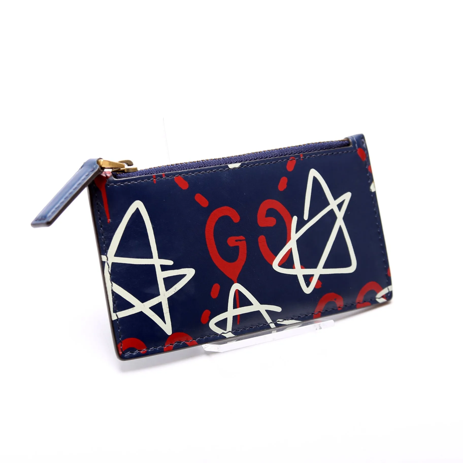 457011 Guccighost Coin Card Holder