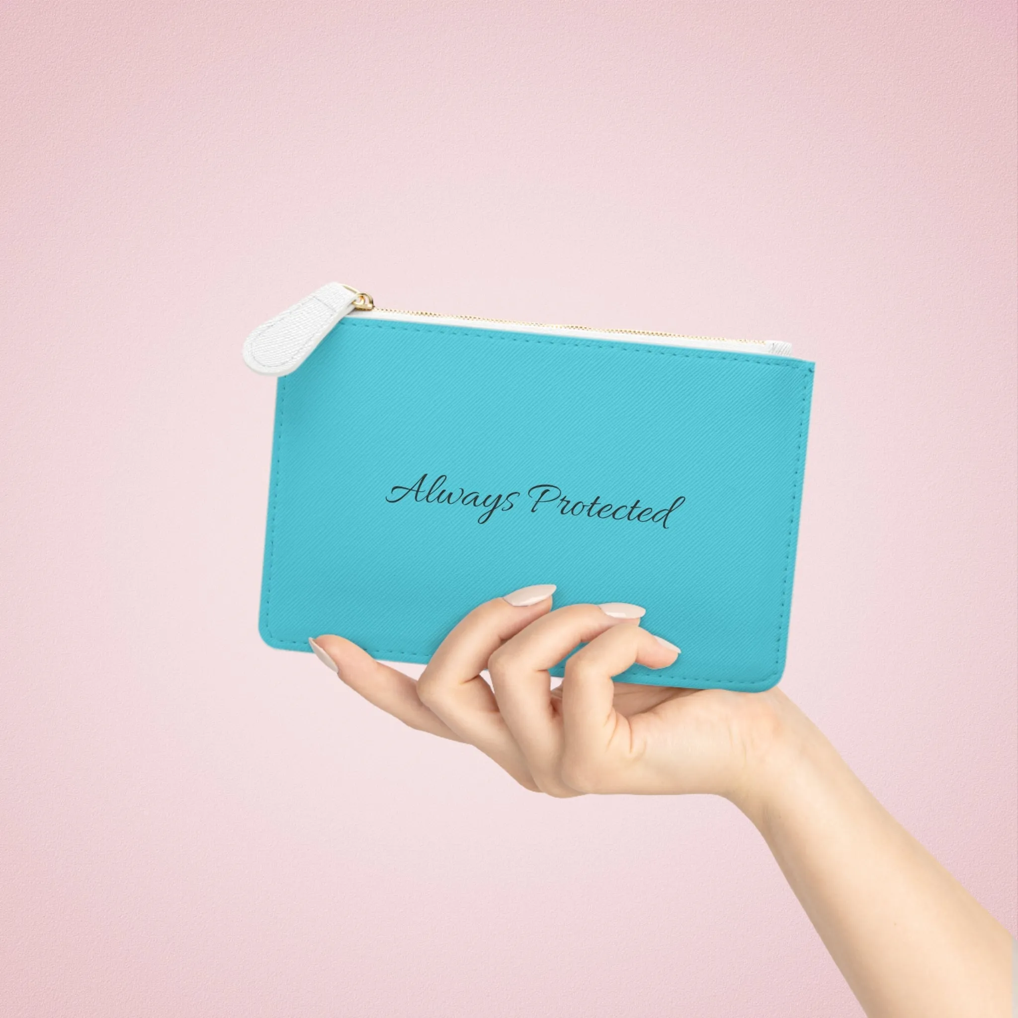 Always Protected Turquoise Mini Pouch