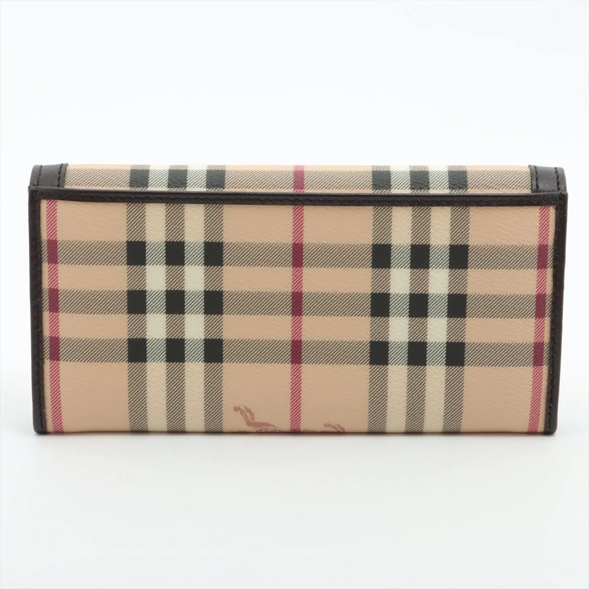 Burberry Leather Long Wallet Beige