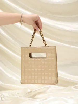 Chanel Lambskin Mini Chocolate Bar Tote