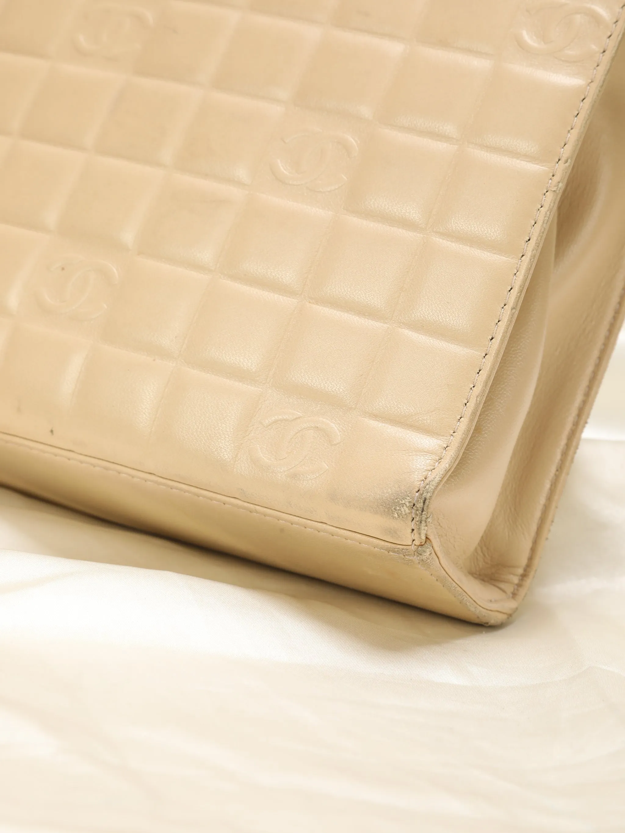 Chanel Lambskin Mini Chocolate Bar Tote