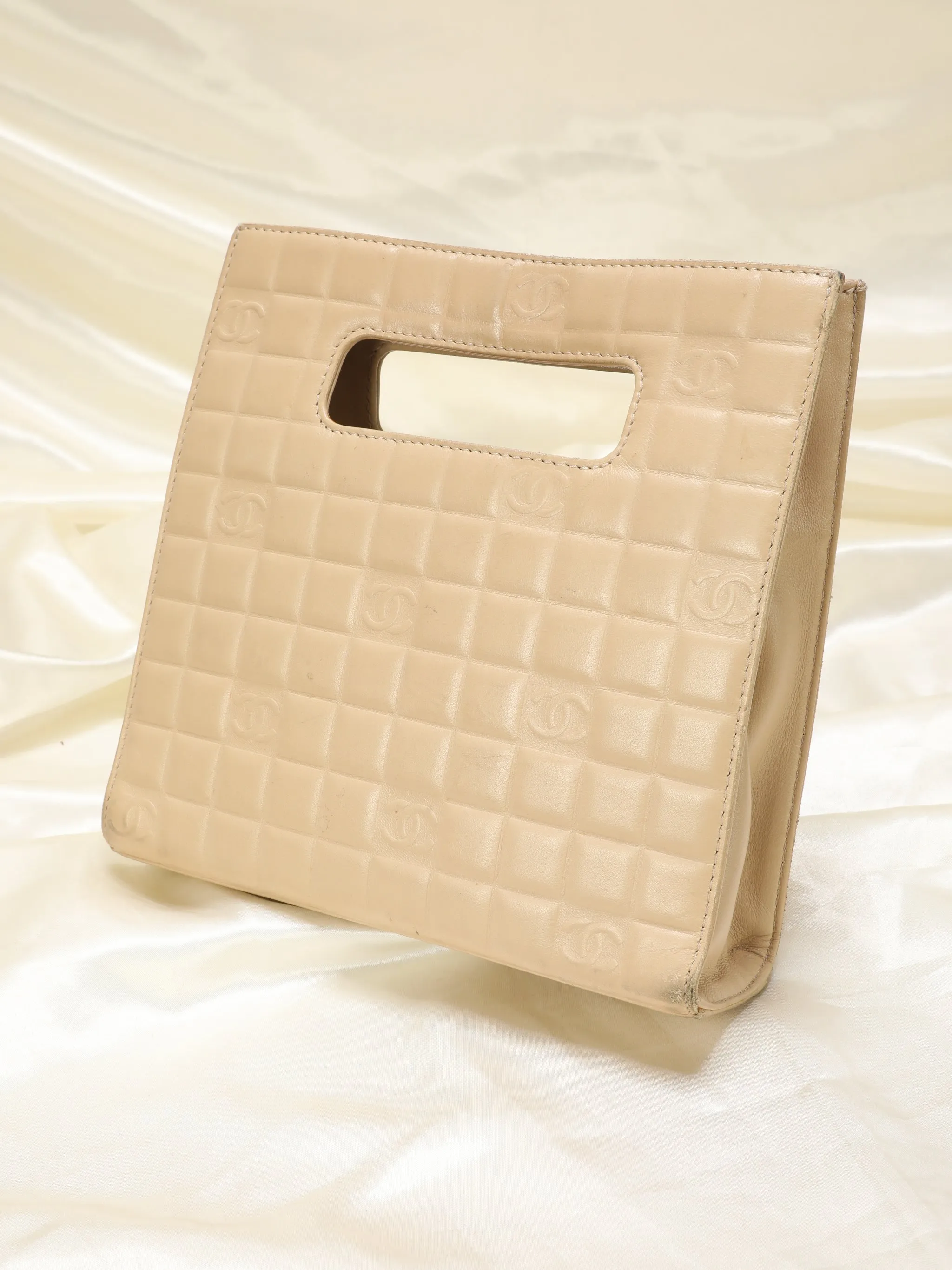 Chanel Lambskin Mini Chocolate Bar Tote