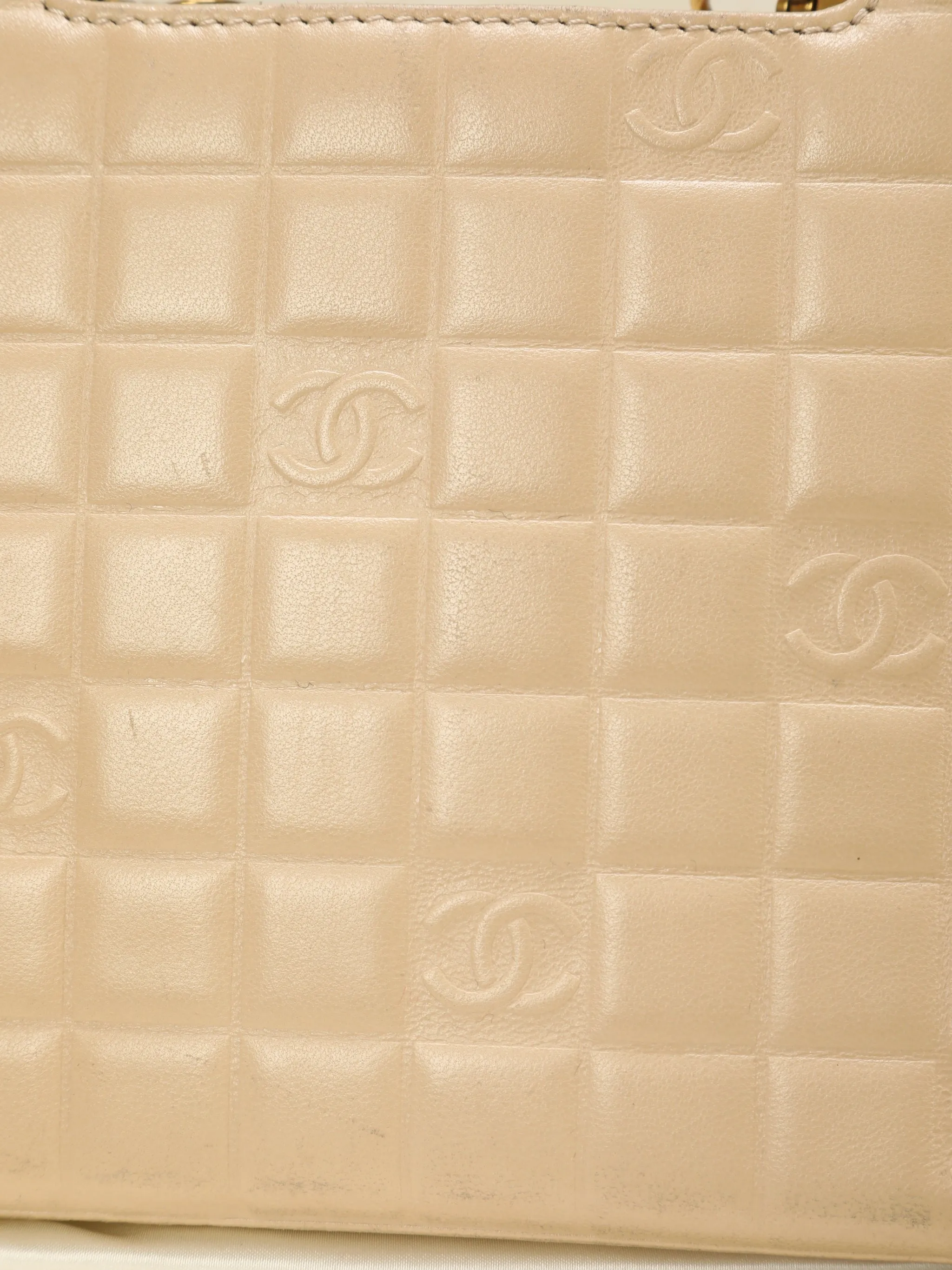 Chanel Lambskin Mini Chocolate Bar Tote
