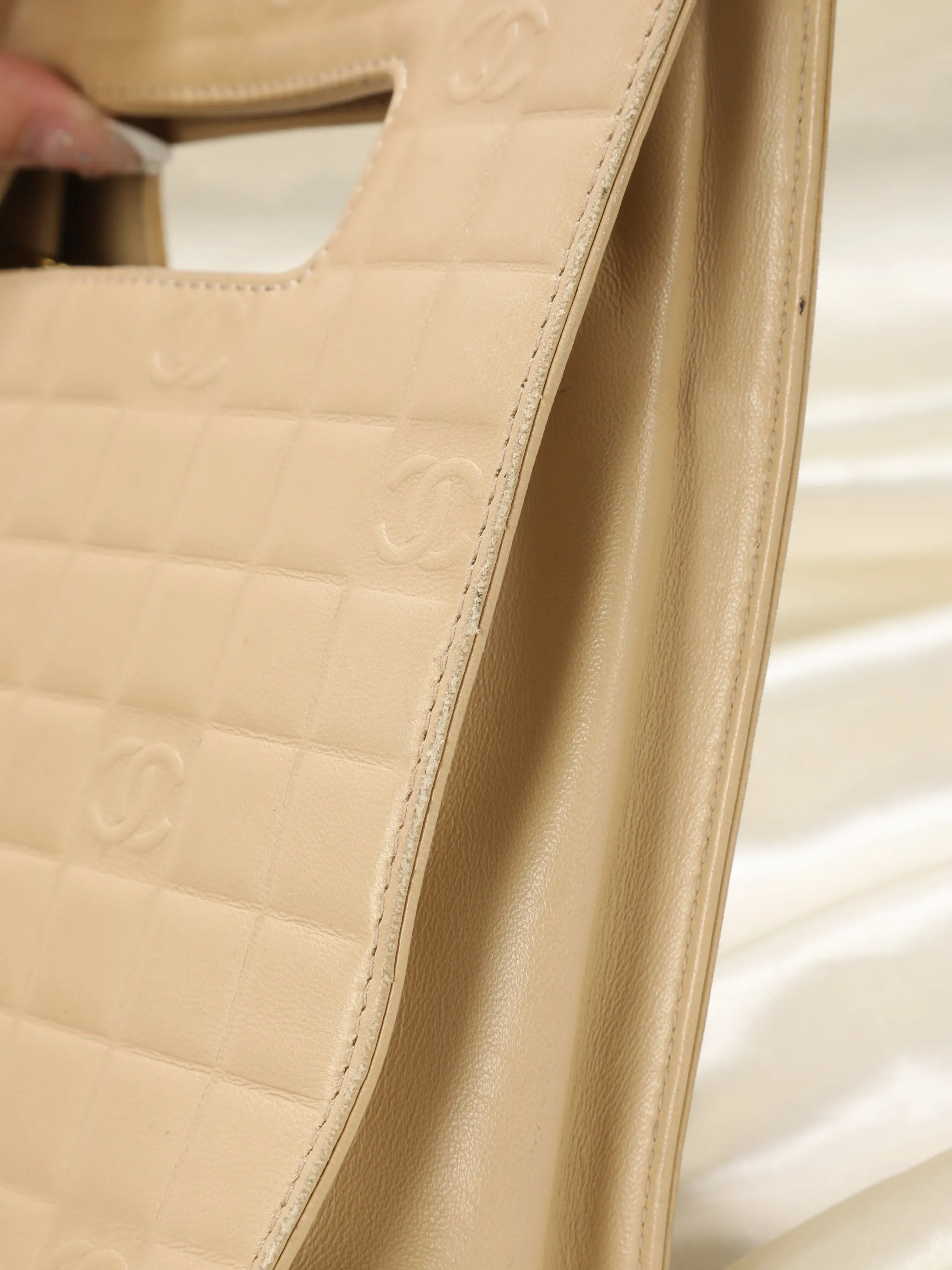 Chanel Lambskin Mini Chocolate Bar Tote