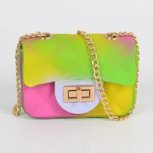 Green Jelly Multicolor Mini Bag