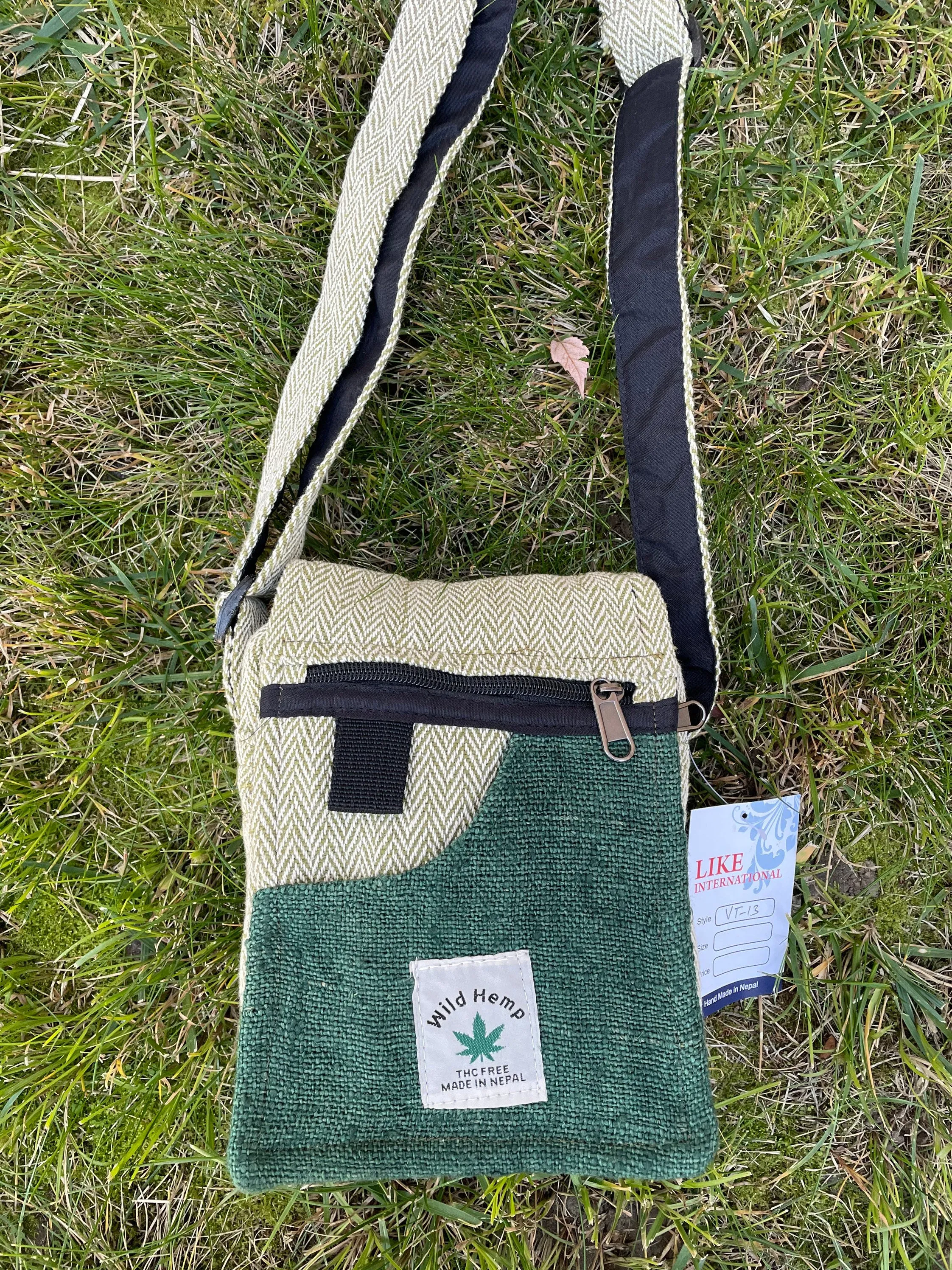 Himalayan Hemp Mini Bag 4 Pocket