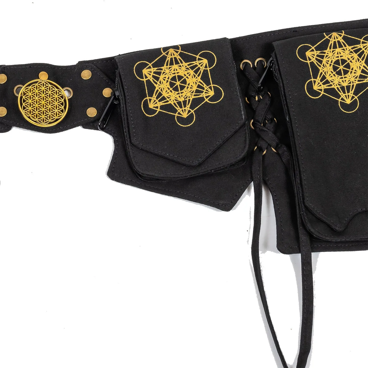 Metatrons Cube Multi Pocket Belt