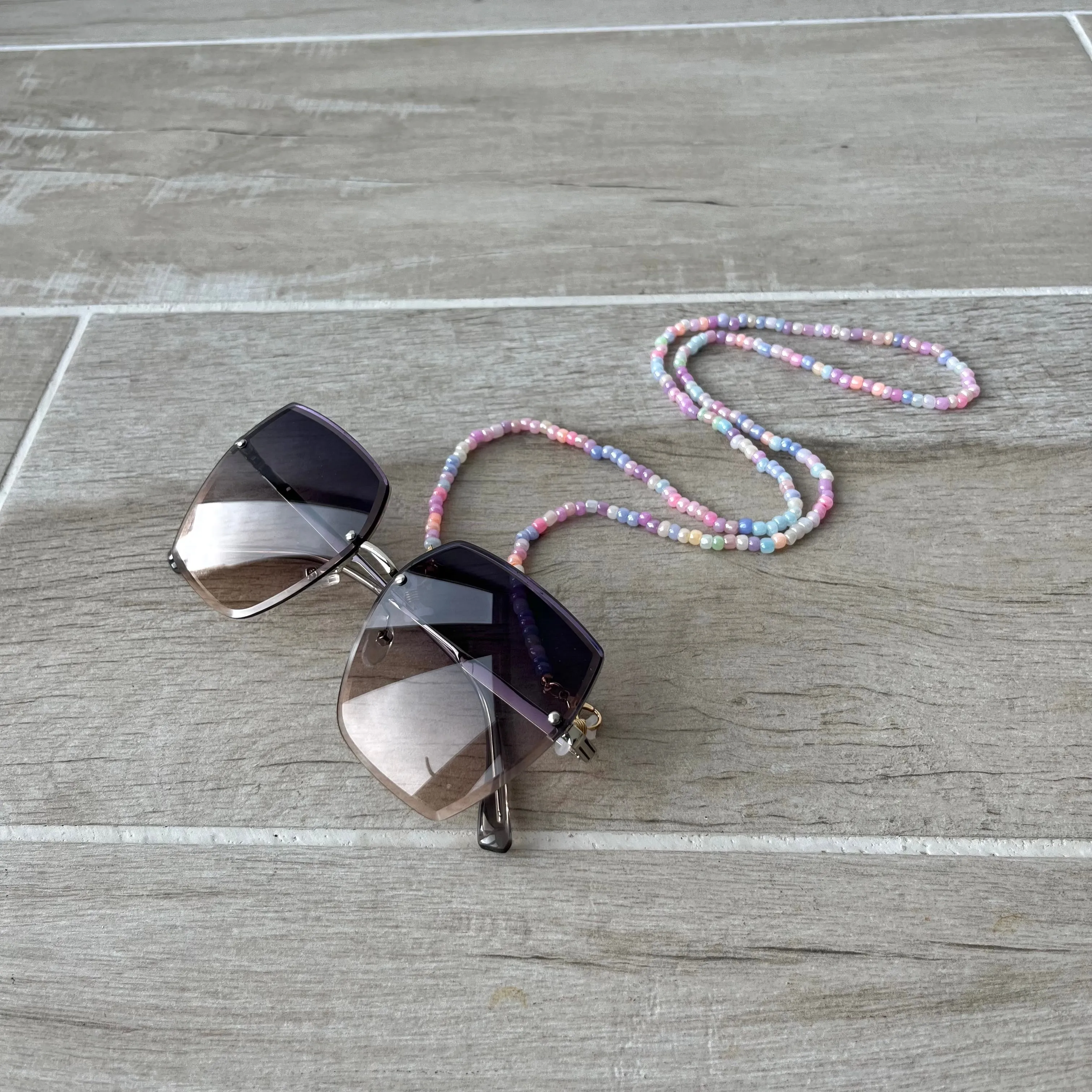 Pastel Rainbow Glasses Chain