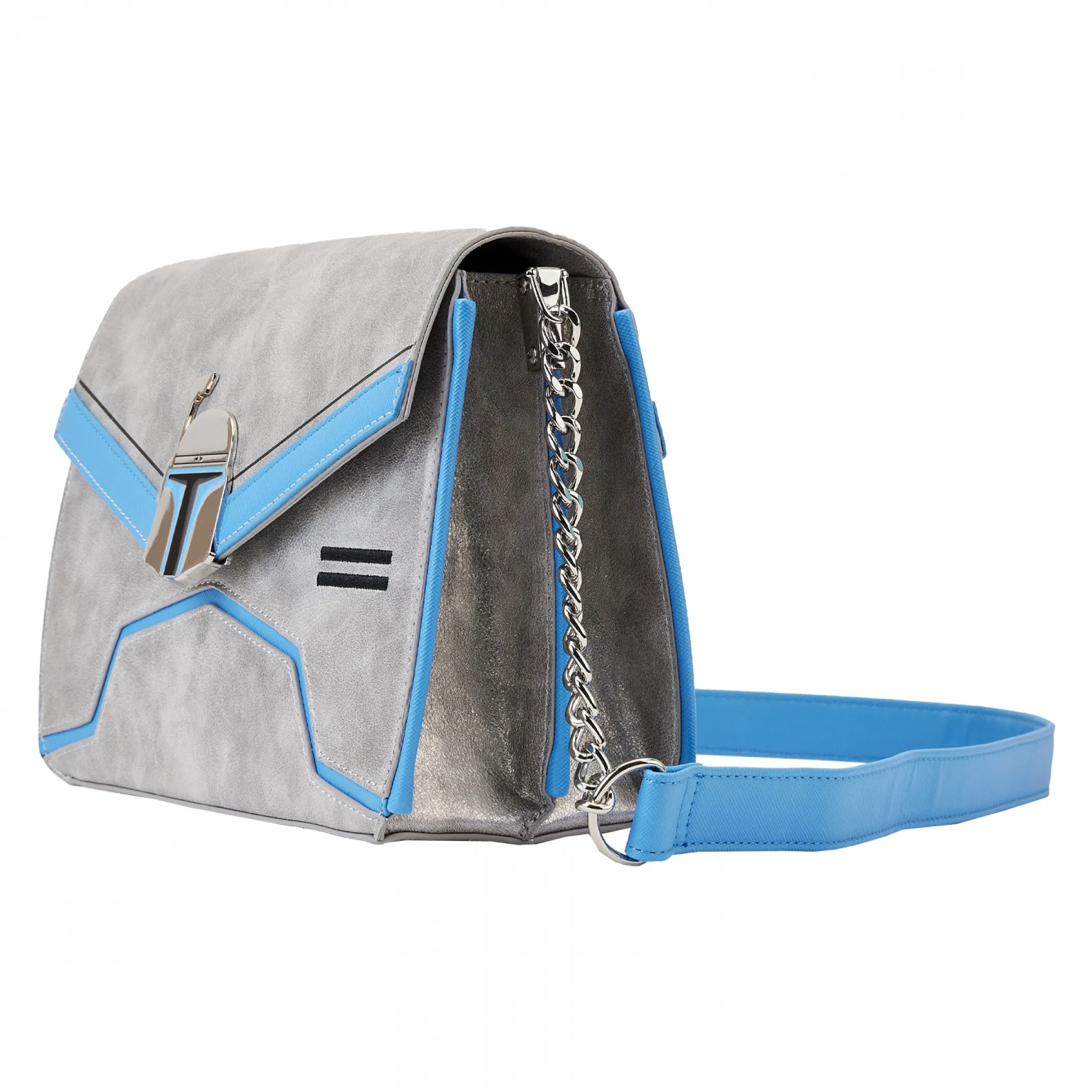 Star Wars Jango Fett Metallic Crossbody Bag by Loungefly