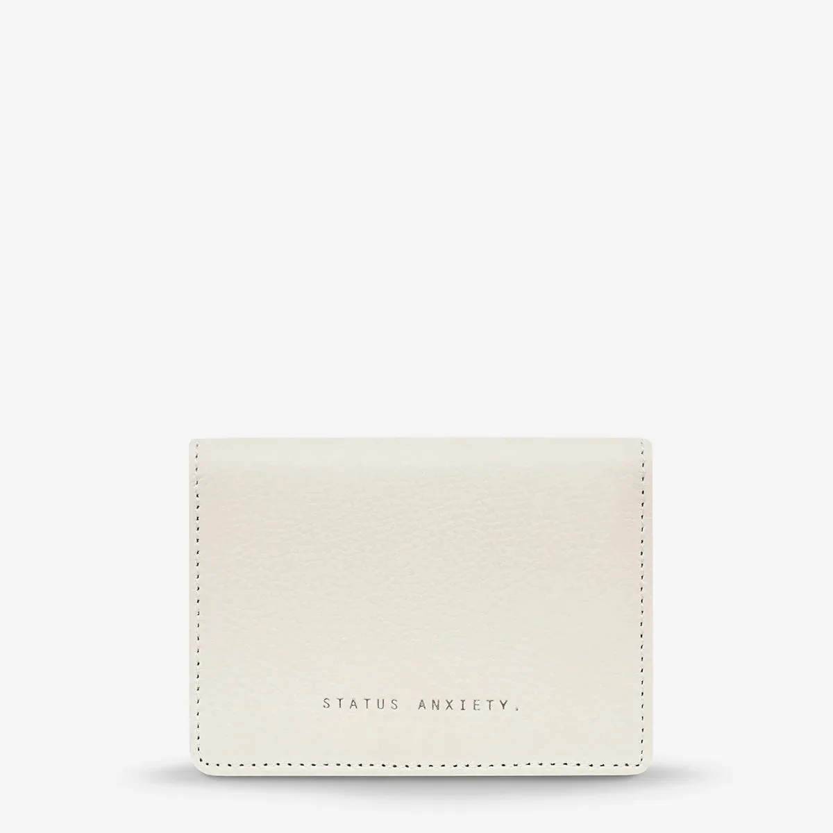 Status Anxiety 'Easy Does It' Wallet - Chalk